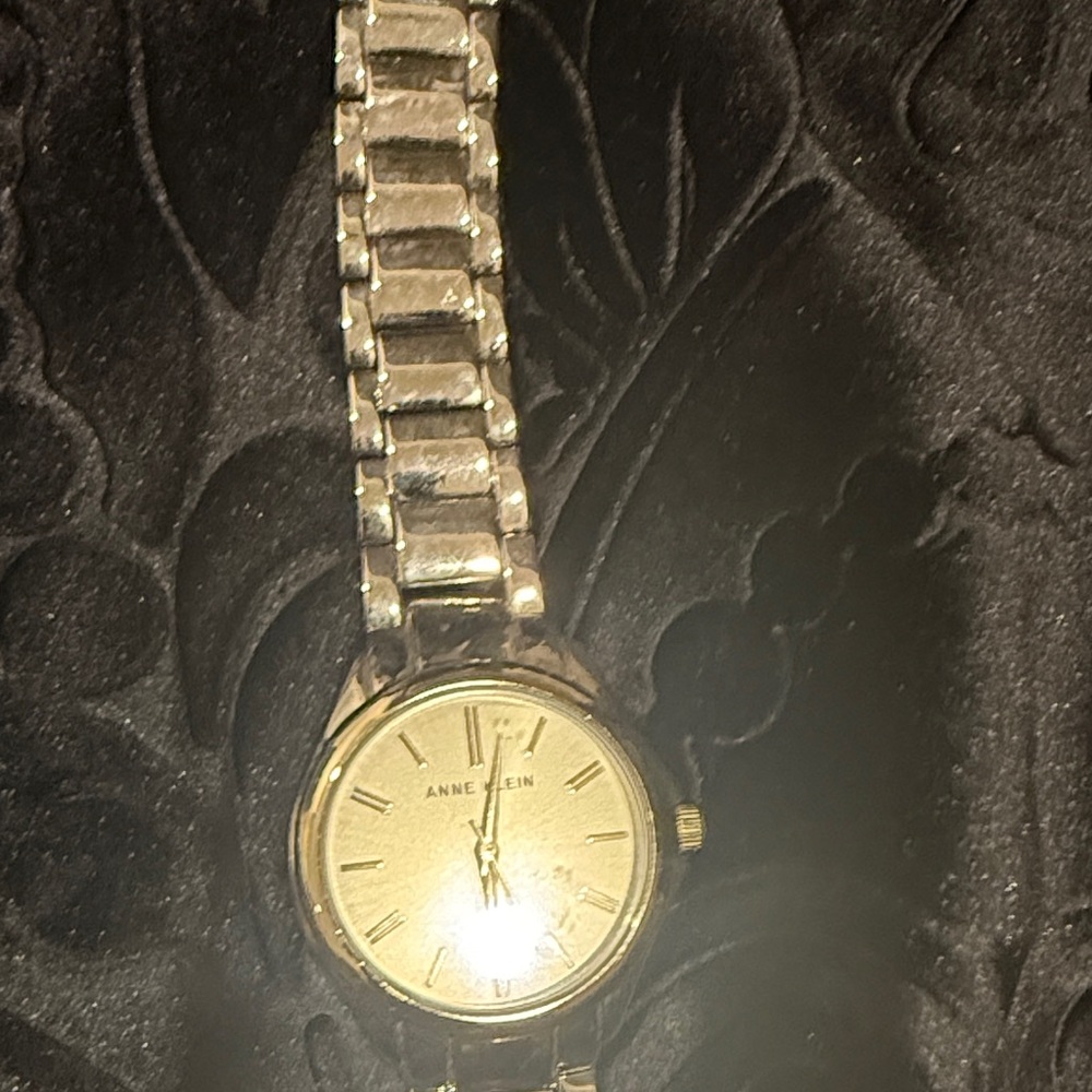 Anne Klein Gold-Tone Bracelet Watch